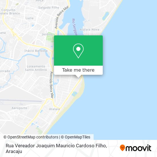 Rua Vereador Joaquim Mauricio Cardoso Filho map