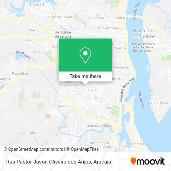 Rua Pastor Jason Oliveira dos Anjos map