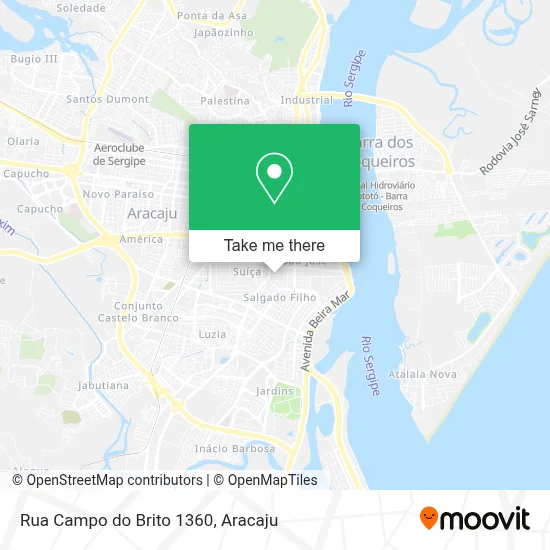 Rua Campo do Brito 1360 map