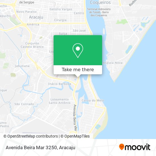 Mapa Avenida Beira Mar 3250