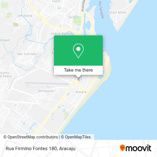 Rua Firmino Fontes 180 map