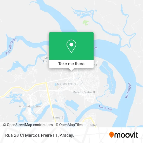 Rua 28 Cj Marcos Freire I 1 map