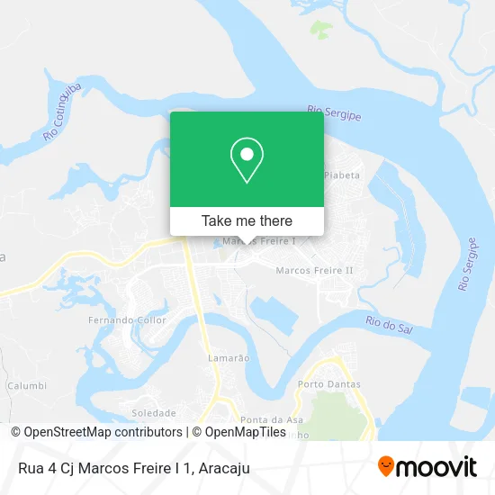 Rua 4 Cj Marcos Freire I 1 map