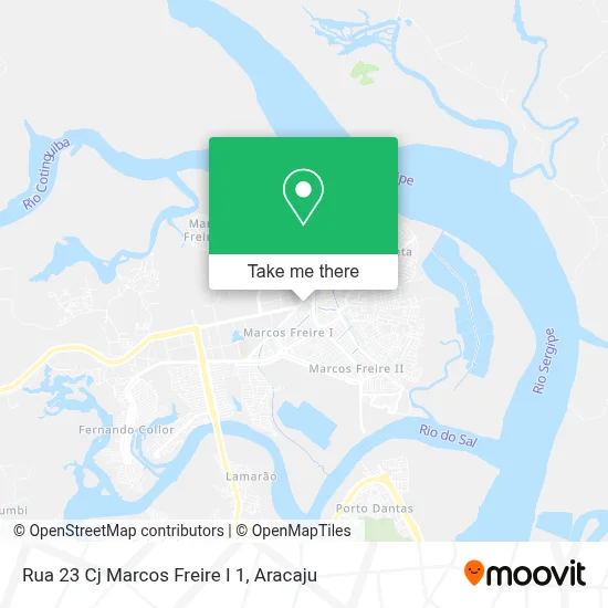 Rua 23 Cj Marcos Freire I 1 map