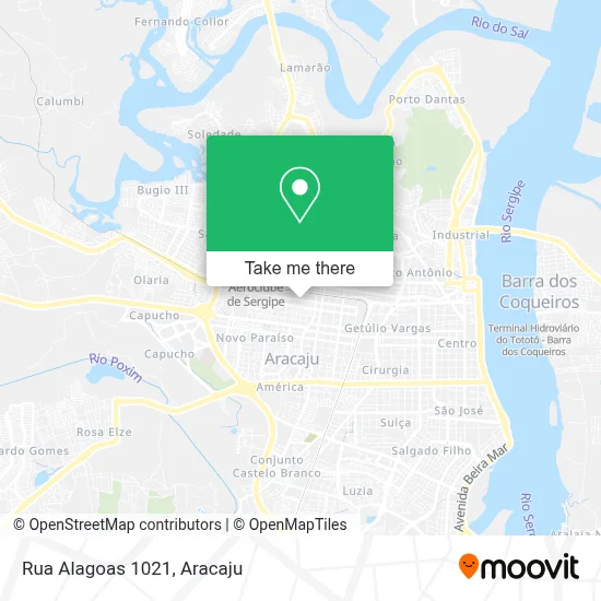 Rua Alagoas 1021 map