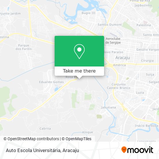 Auto Escola Universitária map