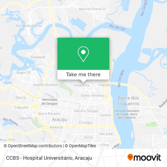 CCBS - Hospital Universitário map