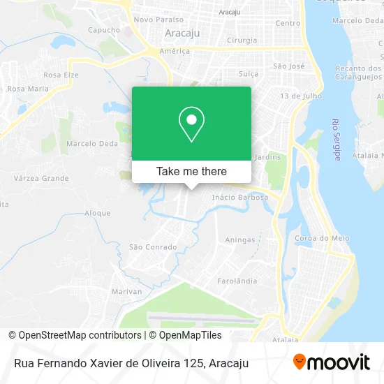 Rua Fernando Xavier de Oliveira 125 map