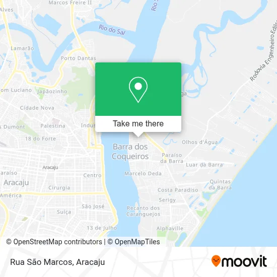 Rua São Marcos map