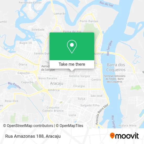 Rua Amazonas 188 map