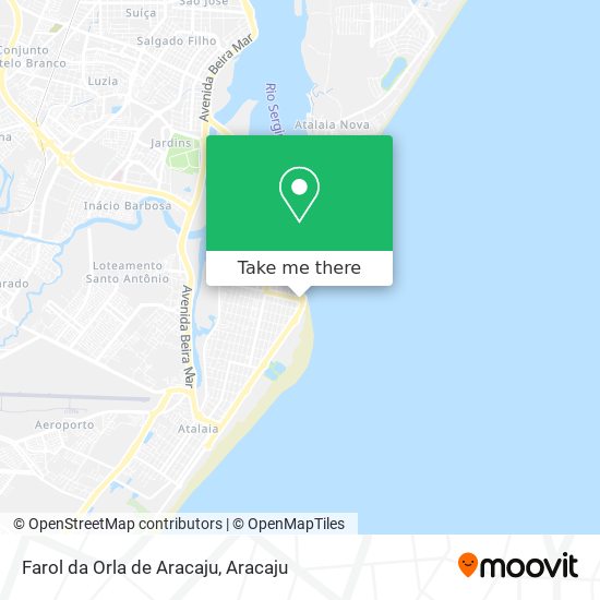 Farol da Orla de Aracaju map