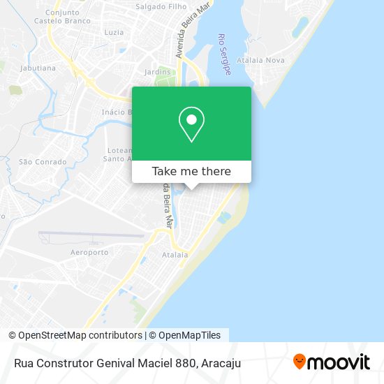 Rua Construtor Genival Maciel 880 map
