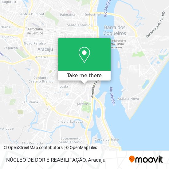 NÚCLEO DE DOR E REABILITAÇÃO map