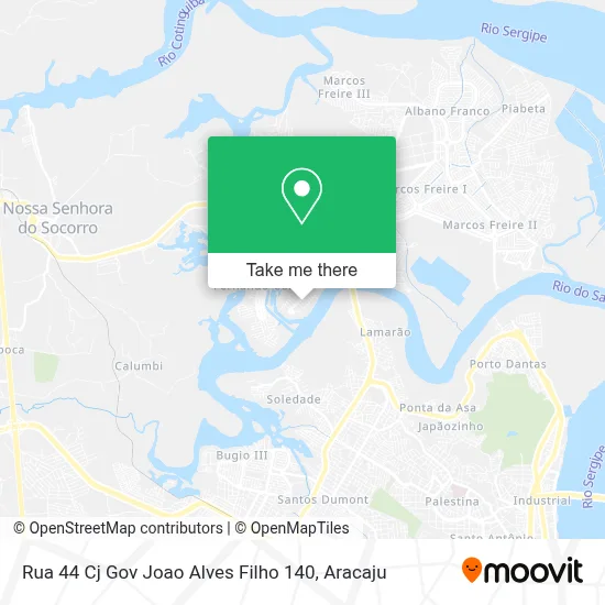 Rua 44 Cj Gov Joao Alves Filho 140 map