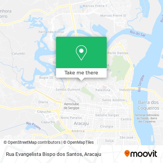 Rua Evangelista Bispo dos Santos map