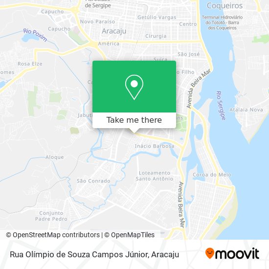 Rua Olímpio de Souza Campos Júnior map