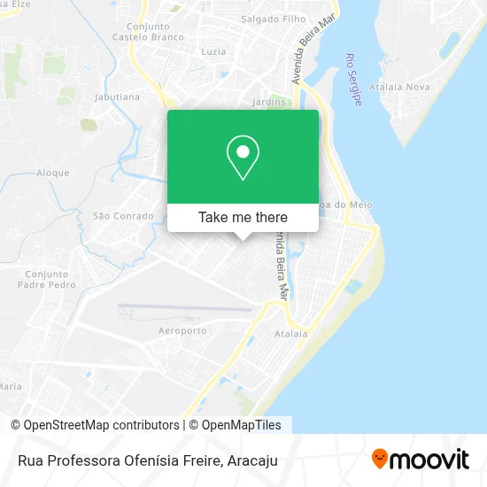 Rua Professora Ofenísia Freire map