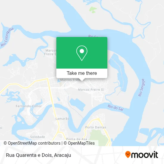 Rua Quarenta e Dois map