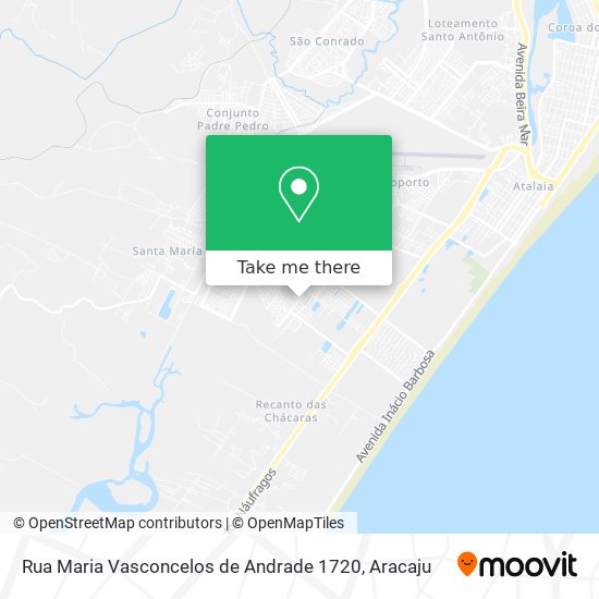 Rua Maria Vasconcelos de Andrade 1720 map