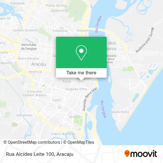Rua Alcídes Leite 100 map