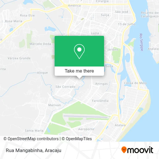 Rua Mangabinha map