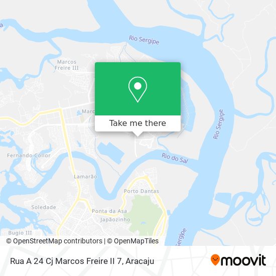 Mapa Rua A 24 Cj Marcos Freire II 7