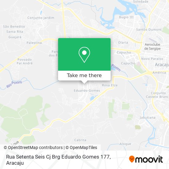 Mapa Rua Setenta Seis Cj Brg Eduardo Gomes 177