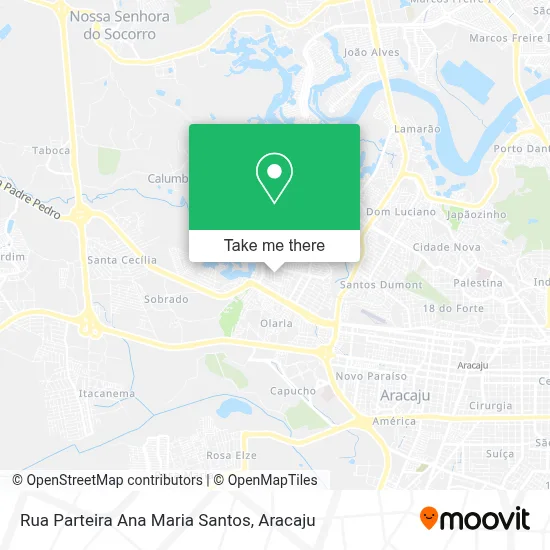 Rua Parteira Ana Maria Santos map