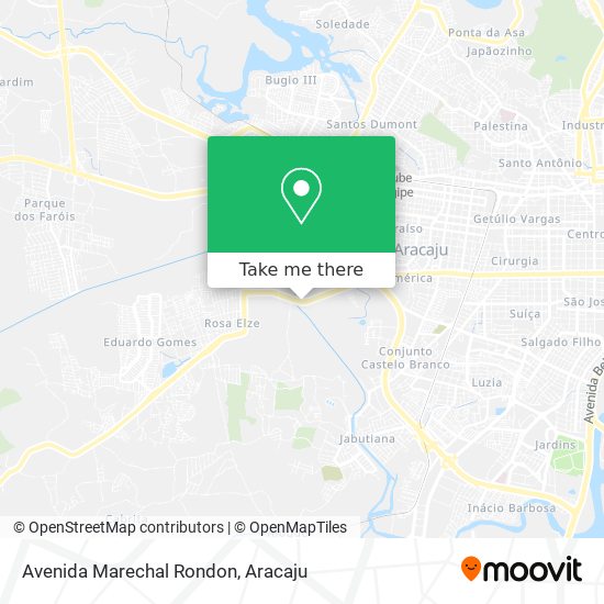 Avenida Marechal Rondon map