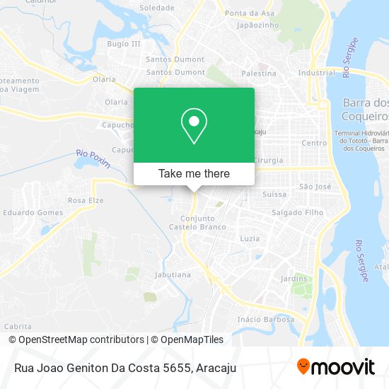 Rua Joao Geniton Da Costa 5655 map