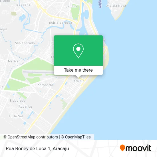 Rua Roney de Luca 1 map