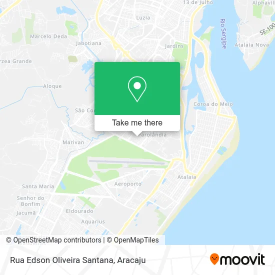 Rua Edson Oliveira Santana map