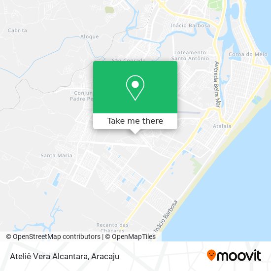 Ateliê Vera Alcantara map