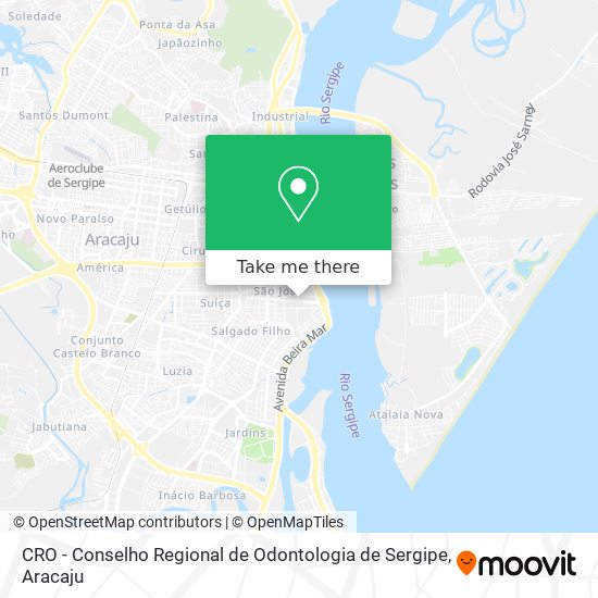 Mapa CRO - Conselho Regional de Odontologia de Sergipe