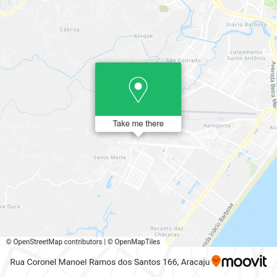 Rua Coronel Manoel Ramos dos Santos 166 map