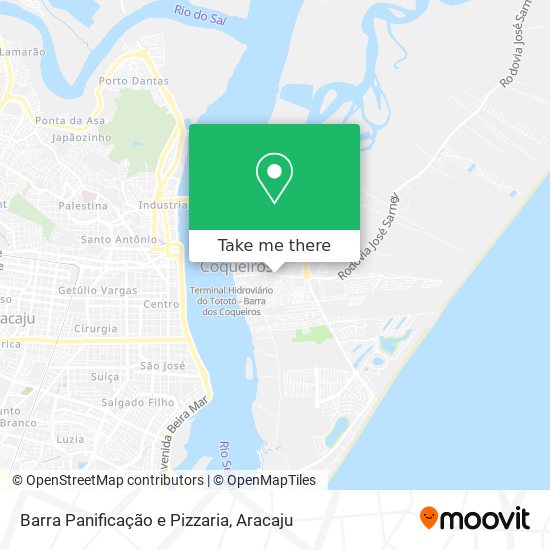 Barra Panificação e Pizzaria map