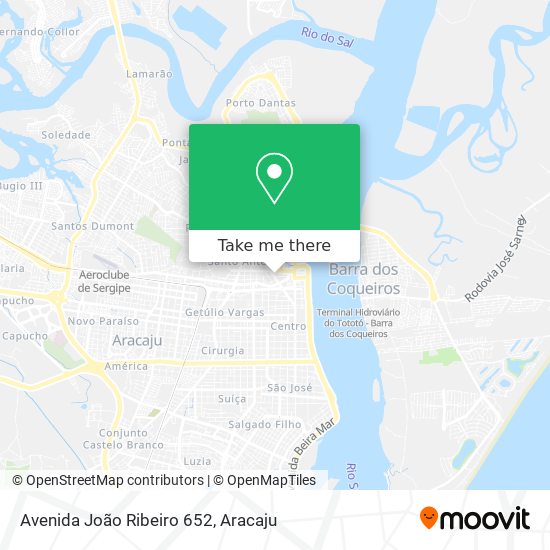 Avenida João Ribeiro 652 map