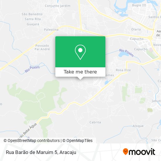 Rua Barão de Maruim 5 map