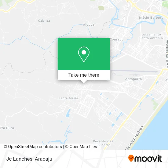Jc Lanches map