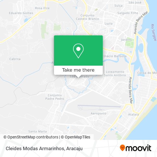 Cleides Modas Armarinhos map