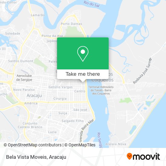 Bela Vista Moveis map