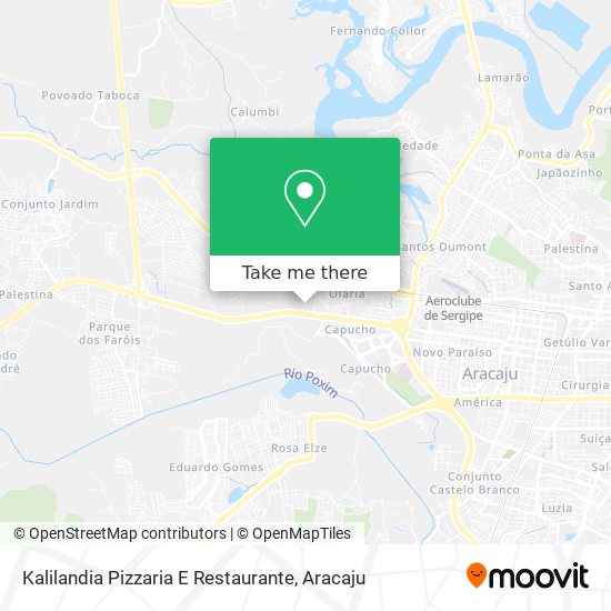 Kalilandia Pizzaria E Restaurante map