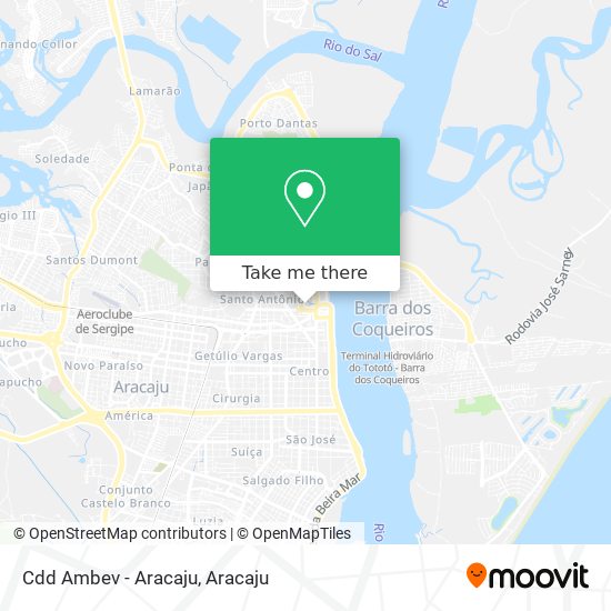 Mapa Cdd Ambev - Aracaju