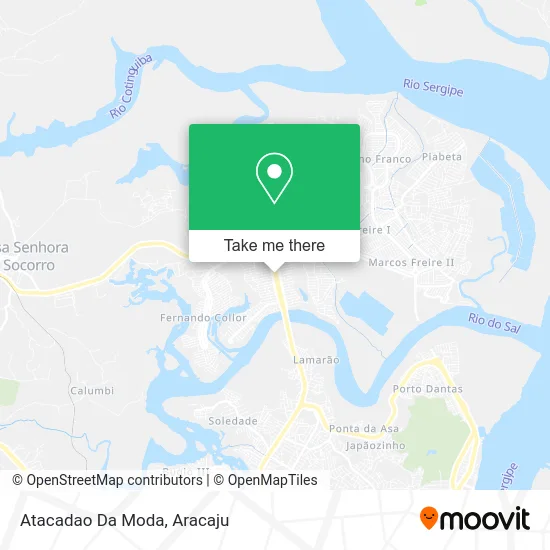 Atacadao Da Moda map