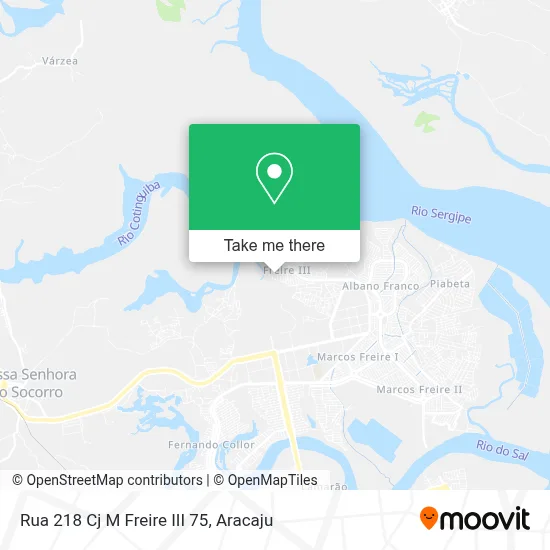 Rua 218 Cj M Freire III 75 map