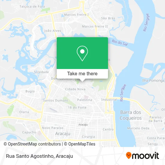 Rua Santo Agostinho map