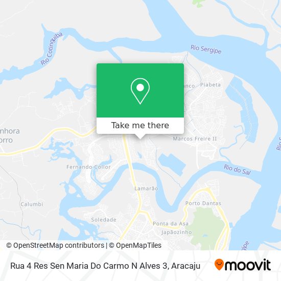 Rua 4 Res Sen Maria Do Carmo N Alves 3 map