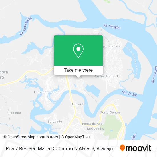 Rua 7 Res Sen Maria Do Carmo N Alves 3 map