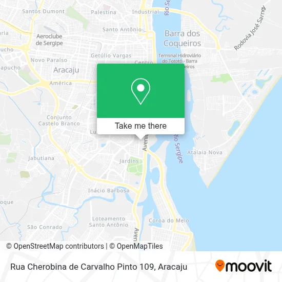 Rua Cherobina de Carvalho Pinto 109 map