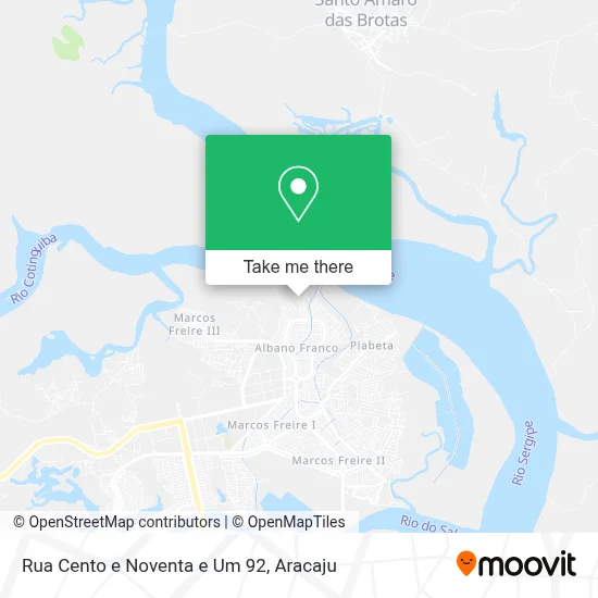 Rua Cento e Noventa e Um 92 map